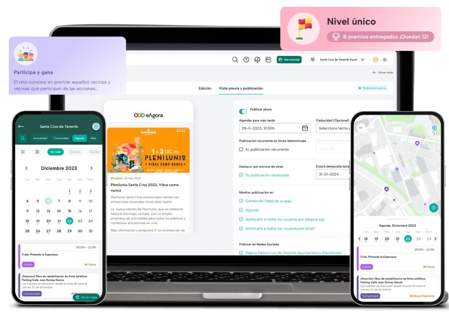 Agenda Cultural y de Eventos con Premios, Incentivos y Retos