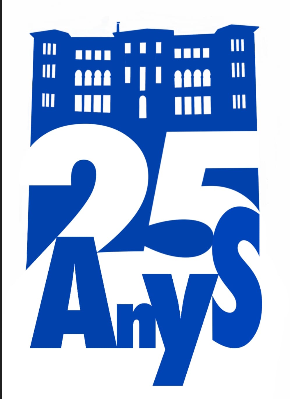 25 anys logo